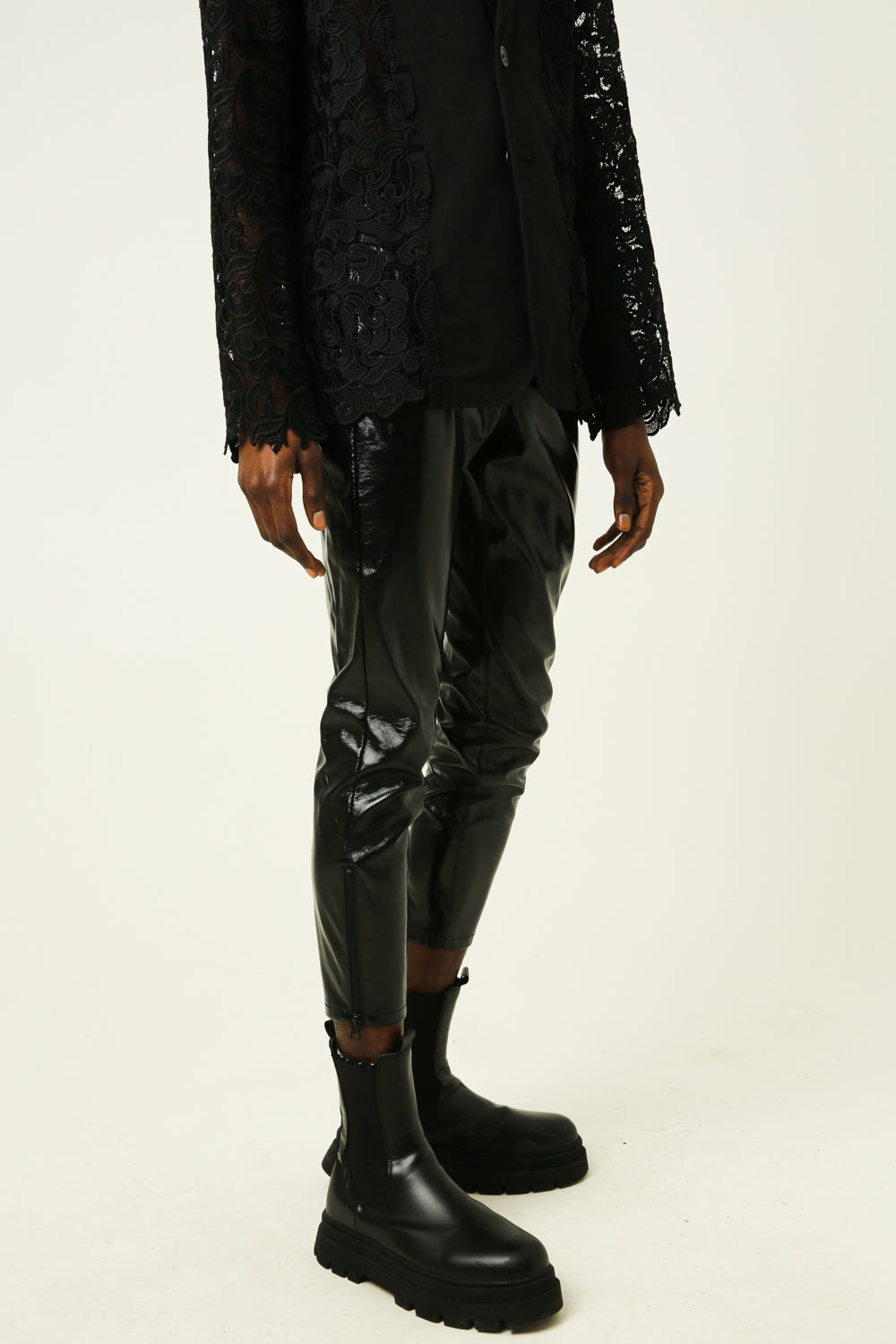 Jacket with lace