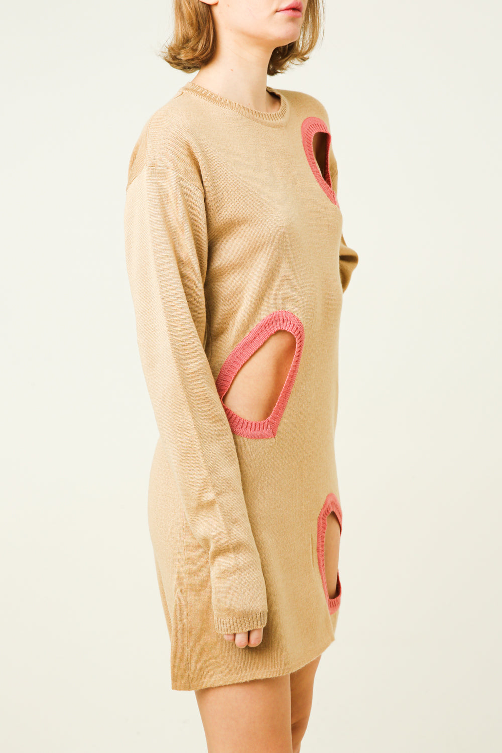 Longsleeve dress and cutouts